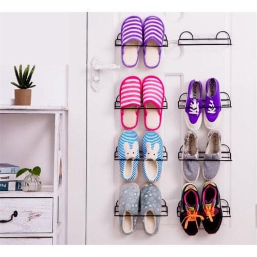 Space Rack Shoe Organizer Modern 1 Piece Space Saving Hanging Shoe Storage Holder Singer Layer Double Layer Room