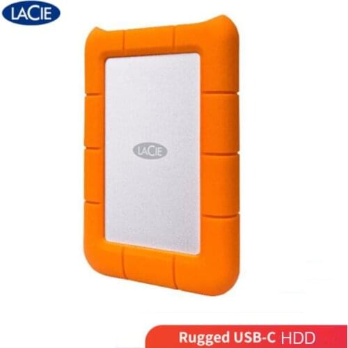 Seagate LaCie Rugged 1TB 2TB 4TB 5TB USB-C and USB 3.0 Portable Hard Drive 2.5" External HDD for PC Laptop