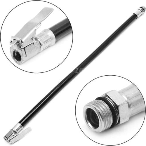 Air Compressors Inflators Zinc Alloy Car Inflator Hose Flexible Clip On Air Tyre Tire Chuck Tool Garage Equipment Tools