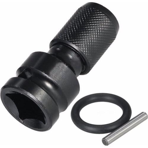 1pc 1/2" Square To 1/4" Hex Ratchet Socket Wrench Socket Adapter Spanner Set Drive Converter Impact Tool with Screwdriver 50*23m