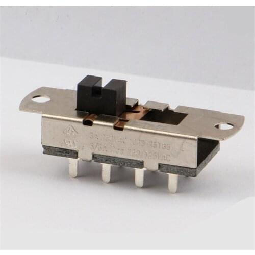 1pcs 3-speed toggle switch No fixed foot Vertical with ear