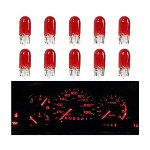 194 Red T10 Wedge Car Mini 5050 Bright Light bulbs W5W 2825 158 192 168 LOT