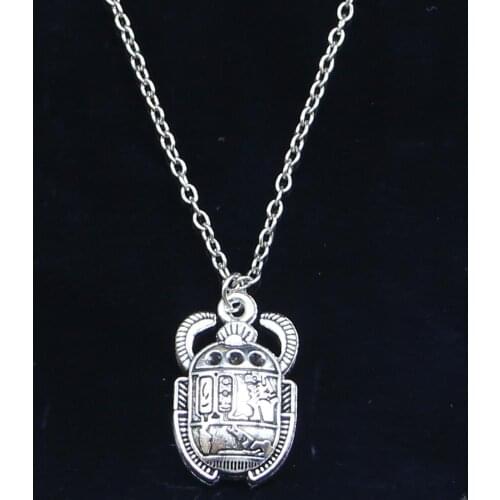 20pcs New Fashion Necklace 25x16mm insect hexapod bug Pendants Short Long Women Men Colar Gift Jewelry Choker