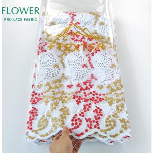 2020 High Quality African Dry Lace Swiss Voile Lace With Stones Bazin Riche Fabric Guinea Senegal Wedding Bride Dress Dry Laces