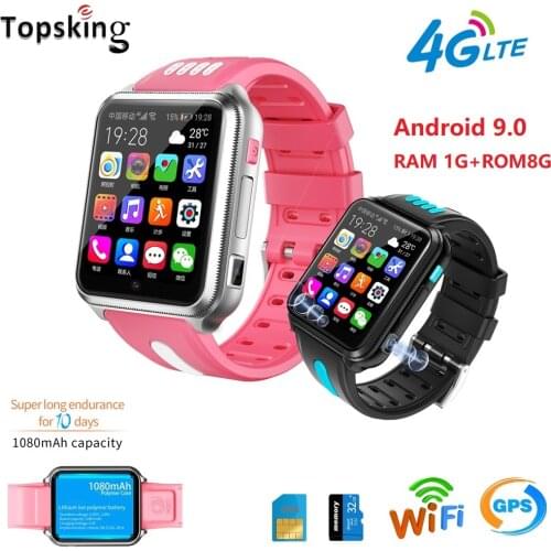 H1 4G Kids Camera Smart Watch GPS WIFI Tracking Video Call SOS Voice Chat Children Watch Care For Student Boy Girl Smartwatch