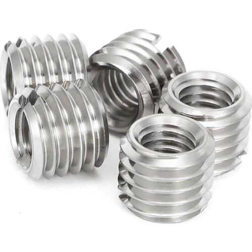 5/10Pcs Thread Adapters M12 12mm Male to M8 8mm Female Threaded Reducers M12*1.75 to M8*1.25 Repair Tool Stainless Steel 304