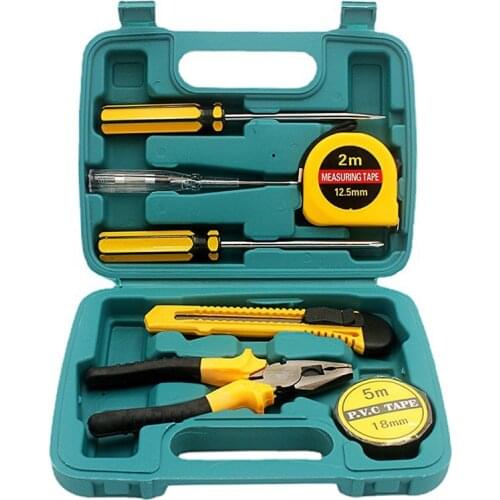 8 In 1 Tool Sets Hardware Toolbox Car And Home Emergency Combination Tool Set