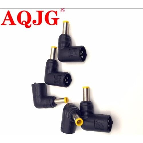 5.5*3.0 mm male DC Power Connector Adapter Laptop 5.0*3.0 to 3pin 3hole 90 Degrees Plugs DC jack For Notebook Computer 19V M6