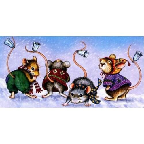 Diy diamond painting cross stitch mouse resin needlework home decor full rhinestone mosaic Rat 5d diamond embroidery icon