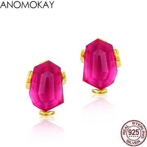 Серьги с камнями ANOMOKAY China At AliExpress