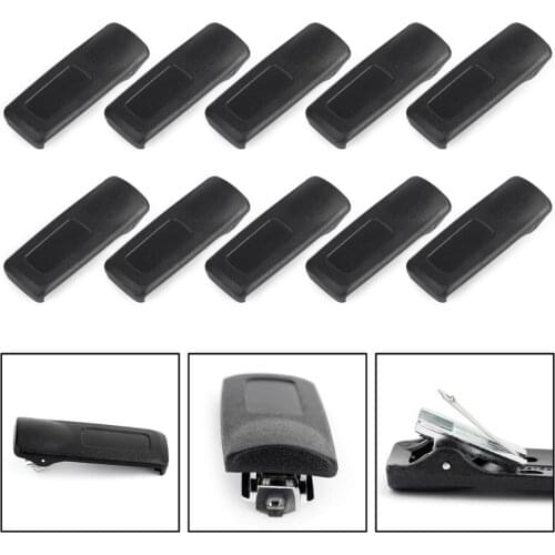 Artudatech 10 PCsPlastic Belt Battery Clip For Motorola XiR-P8200 XiR-P8208 XiR-P8260 XiR-P8268 DP3400 DP 3400 PMLN4652 Radio