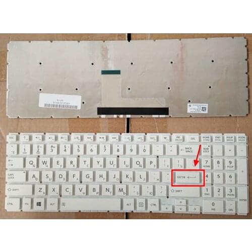 GZEELE White RU keyboard FOR Toshiba L50-B L50D-B L55DT-B S50-B russian Laptop Keyboard
