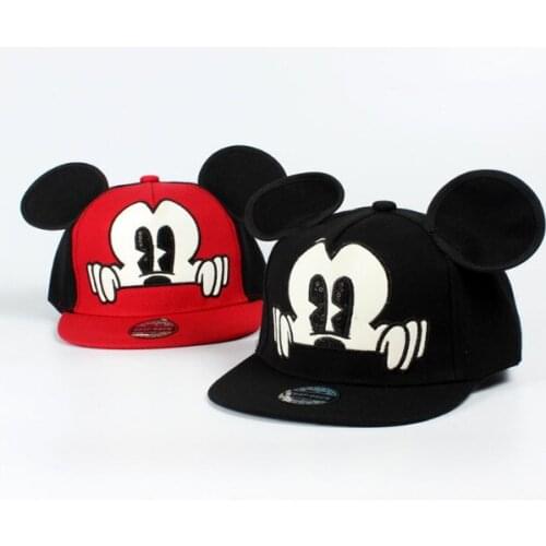 Disney 2021 Korean Childrens Caps Spring and Summer Mesh Boys Baseball Caps Xiaomi Baby Hats Girls Sunshade