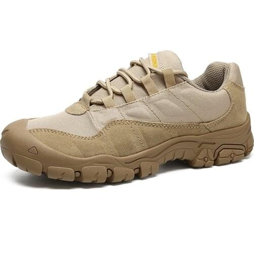 Brand Men Military Boots Outdoor Hiking boots Non-slip rubber Boots Tactical Desert Combat Boots Army Work Shoes Men Sneakers