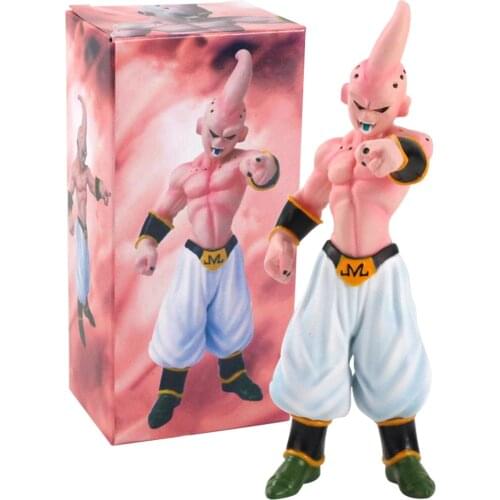 14cm Dragon Ball Z DBZ GT Anime Thin Buu Outstretched Fingers PVC Action Figure Cartoon Mini Model Toy Kids GIft Brinquedos