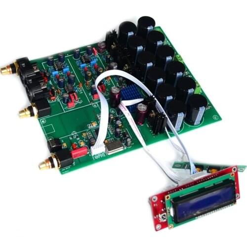 ES9038PRO Balanced DAC Decoder Board Compatible w/Amanero USB Card Supports DSD