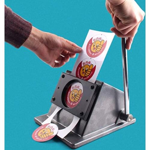 Graphic Punch Die Cutter Paper Graphic Punch Die Multi Sheets Stack Cutter Button Maker
