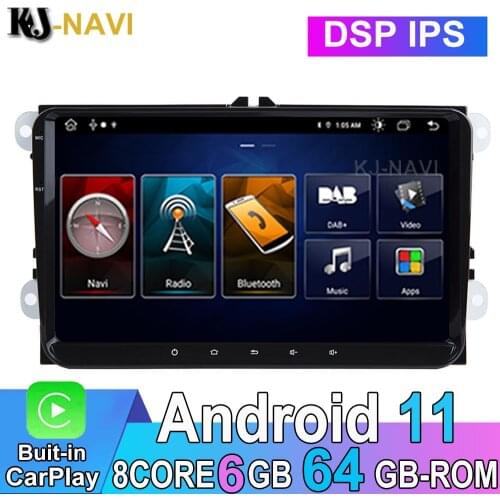 Carplay DSP Android 10 CAR GPS Stereo Radio Multimedia player for VW PASSAT B5 4 JETTA BORA GOLF 4 POLO MK5 4 T5 no DVD