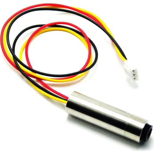 5VDC 650nm 30mW Red Laser Diode Module Focus Dot Head w/TTL 0-15KHz 12mmx30mm