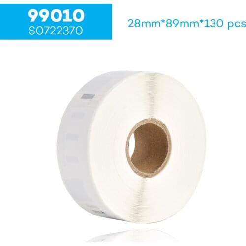 130pcs 28mm*89mm LW 99010 S0722370 Compatible Thermal Paper Compatible for Dymo LaberWriter 450 400 450Turbo Printer SLP 440 450