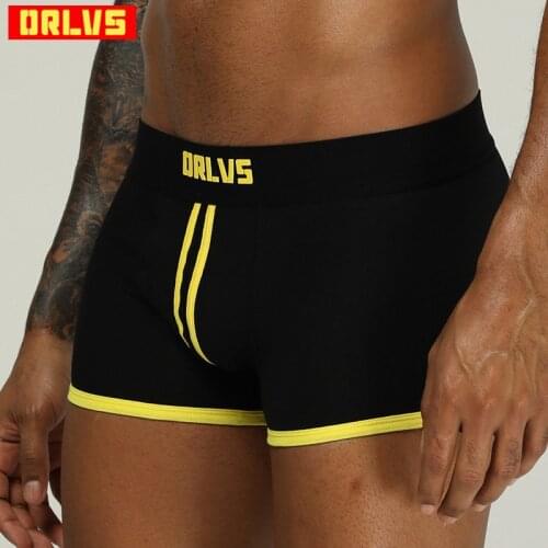 ORLVS Brand underpants boxer male underwear men boxers shorts ropa interior hombre mesh boxers para hombre men calzoncillo