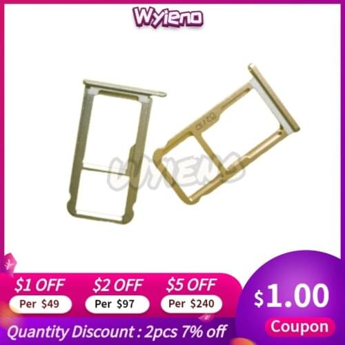 Wyieno Axon7 Mini SIM Card Tray Holder Slot For ZTE Axon 7 Mini B2017 Tray Adapter + Tracking