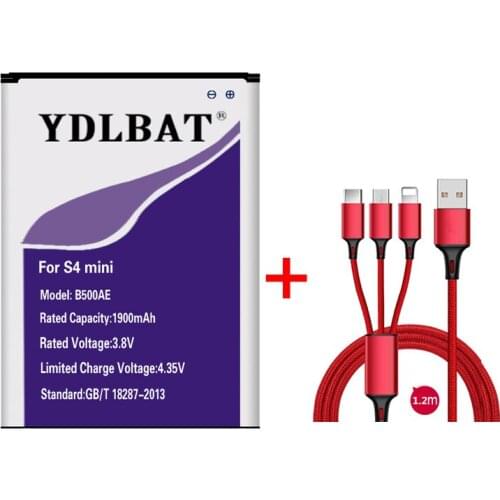 YDLBAT 1900mAh B500AE B500BE Battery for Samsung GALAXY S4 Mini I9190 I9192 I9195 I9198