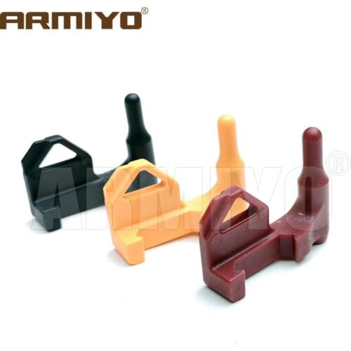 Armiyo 9mm 22lr .223 .308 Cal Chamber Safety Flag Includes Built-in Flat Tool Sliding Picatinny Rail Adapter Hunting Accessories