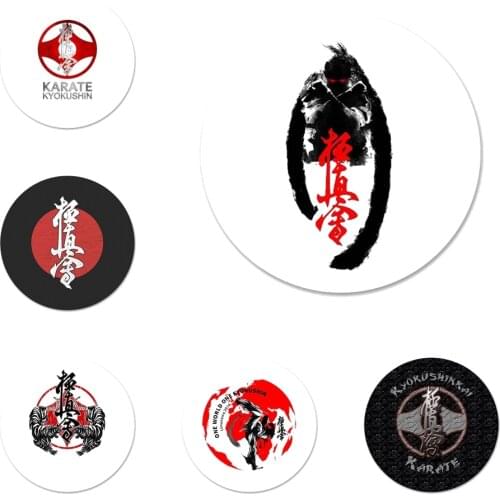 Oyama Kyokushin Karate Icons Pins Badge Decoration Brooches Metal Badges For Backpack Decoration
