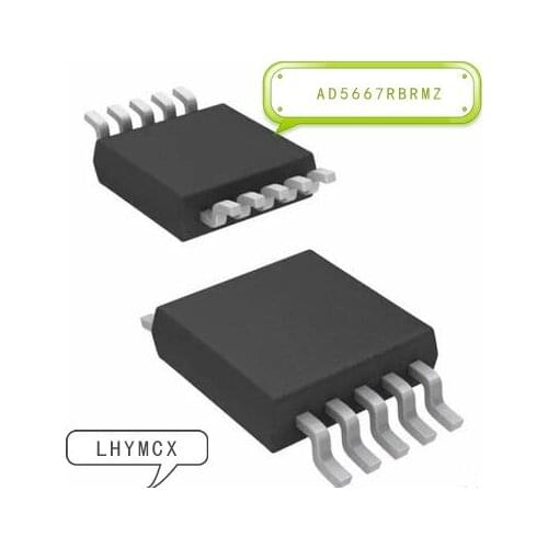 2PCS AD5667 AD5667RBRMZ-1 AD5667RBRMZ DA5 MSOP10