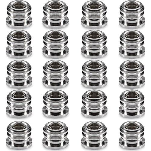 20 Pieces Metal 1/4" to 3/8" convert screw adapter reducer bushing for Camera Tripod Monopod Ballhead