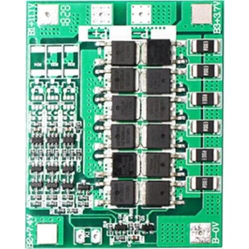 3S 12V 30A BMS Lithium Battery Charger Protection Board with Power Battery Balance/Enhance PCB Protection Board