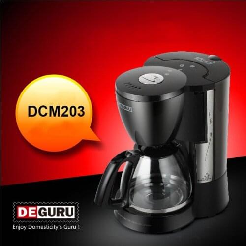 DEGURU American Coffee Machine Small Portable Drip Type Coffee Maker Machine Large Capacity Glass Coffee Pot With English Manual