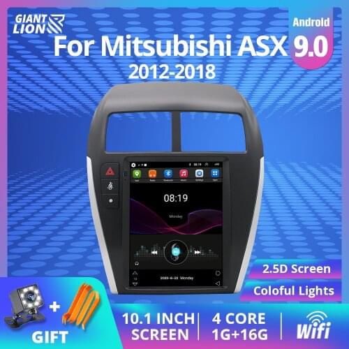 2DIN Android 9.0 Car Radio For Mitsubishi ASX 1 2013 - 2018 Car Multimedia Video Player Navigation GPS No 2din 2 Din Dvd Player