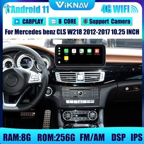Android 11Car radio with screen for Mercedes benz CLS W218 2012-2017 GPS Navigation Car stereo carplay multimedia Player 2din