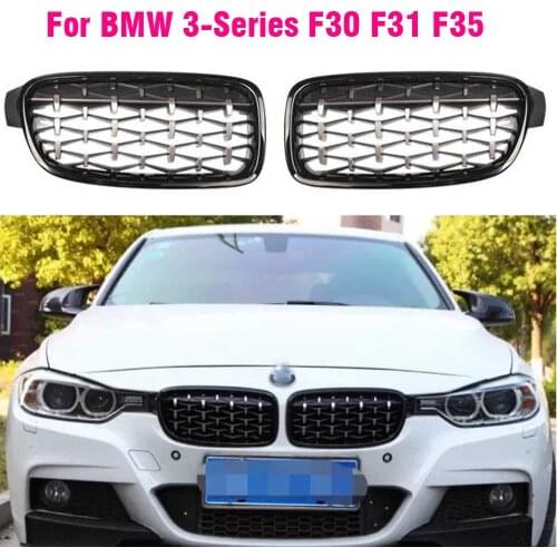 Car Front Sport Grill Kidney Grills Star For BMW 3-Series F30 F31 F35 320i 320d 325i 2012-2017