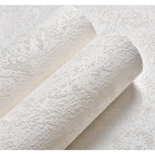 Beibehang 3D linen plain wallpaper pressured diatom mud modern minimalist non-woven background solid color wallpaper