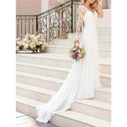 DAILOU Long Wedding Dresses