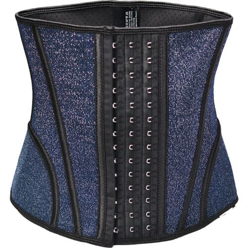 Latex Waist Trainer Steel Bone Women Binders And Shapers Corset Modeling Strap Body Shaper Colombian Girdles Slimming Belt