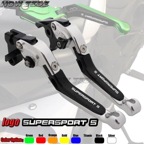 Motorcycle Folding Extendable CNC Adjustable Clutch Brake Levers For Ducati SUPERSPORT S 2017 2018