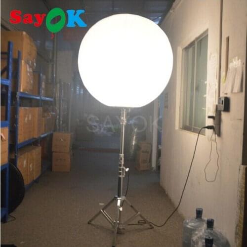 Inflatable Stand Stainless Steel Tripod Balloon with Halogen Light or RGB Light for Event Advertisin