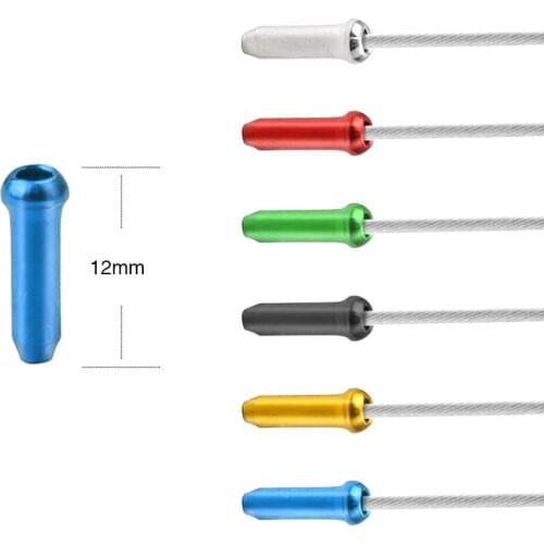 50 Pcs/Lot Bike Brake Shifter Cable Tip MTB Bicycle Brake Shifter Inner Derailleur Shift Cables End Caps Crimps Cycle Parts