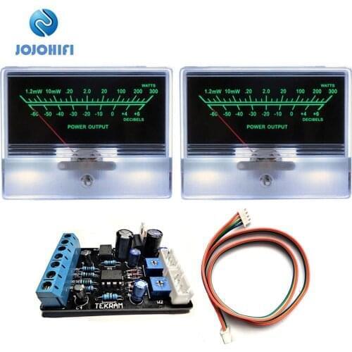 Driver Board/1pc TN-90/2pc TN-90/2pcs TN-90 Pointer VU Meter + 1pcs Driver Board Pre-stage DB W/Backlight Power Amplifier Board