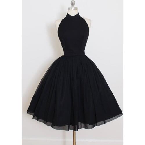 Sexy Homecoming Dresses Short Chiffon Homecoming Dresses for Girl Halter Neck Sleeveless Simple Graduation vestido de formatura