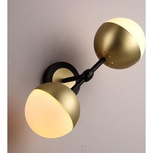 Nordic simple creative lamp modern luxury led bedroom bedside lamp living room aisle bedroom bedside stairs magic bean wall lamp