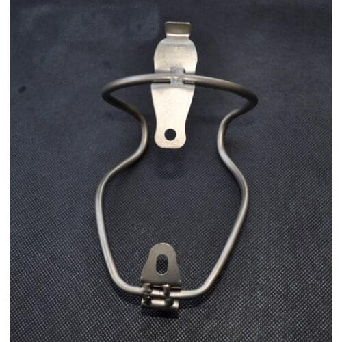 Ultralight bicycle titanium bottle cage Titanium color mountain bike road water bottle holder cycling accessories