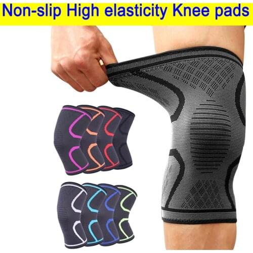 Non-slip Knee Pad Support Sports Safety Running Cycling Bandage Basketball Elastic Nylon Brace Protector Fitness Arthritis Elbow