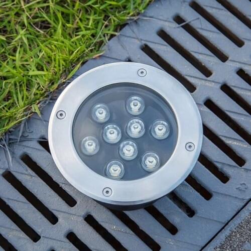 1W/3W/5W/6W/7W/9W/12W/15W/18W LED Outdoor Ground Garden Path Floor Underground Buried Yard Lamp Spot Landscape Light AC 85-265V