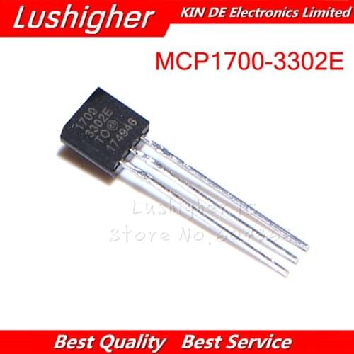 10PCS MCP1700-3302E TO92 MCP1700-3302E/TO MCP1700 3302E New Original