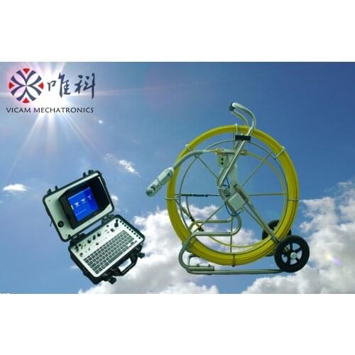 360 rotating pan tilt sewer drain pipe detection video camera cctv vent duct pipe inspection camera V8-3288PT-1
